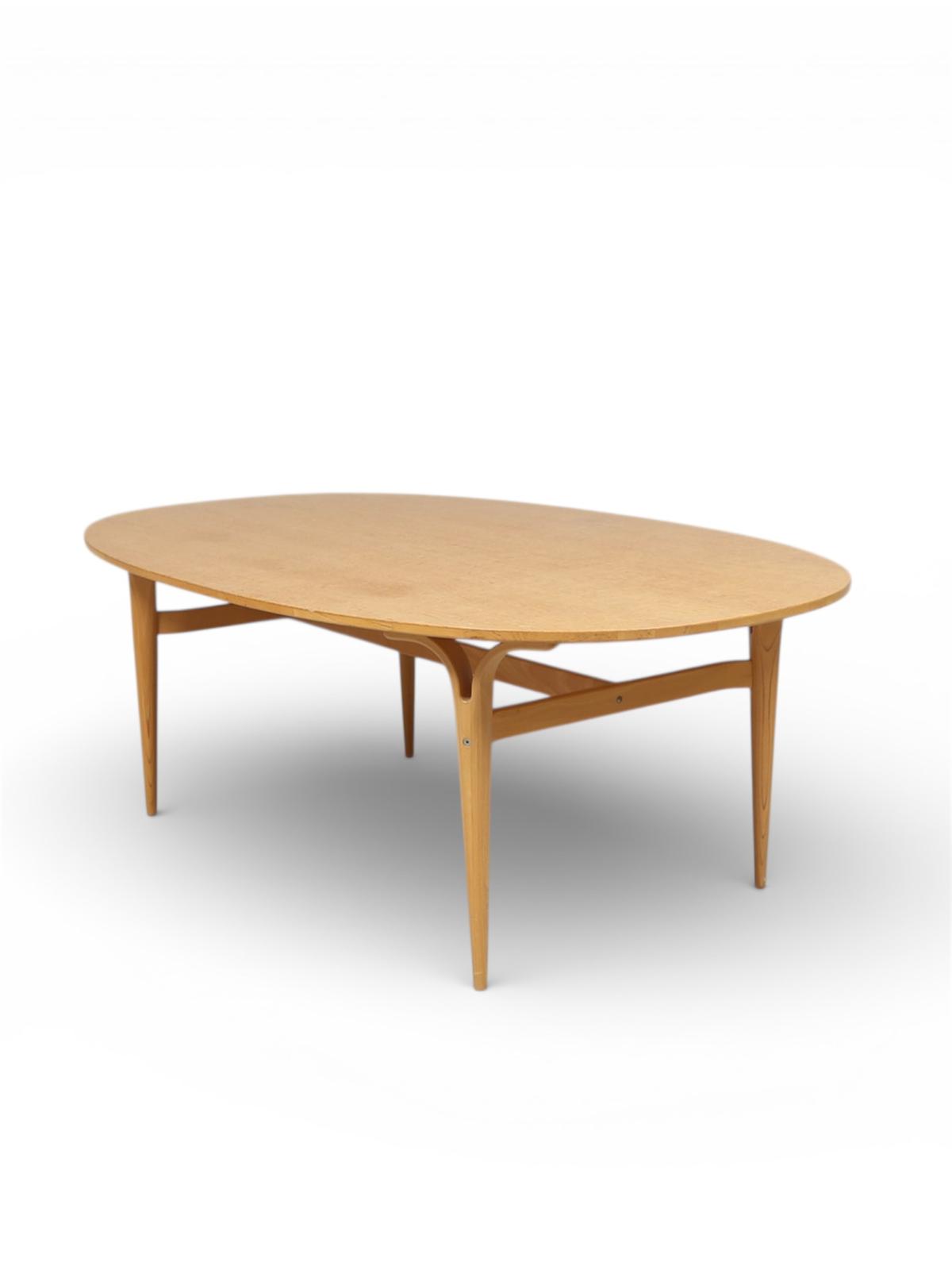 Bruno Mathsson Birch Coffee Table For Bruno Mathsson International, Värnamo